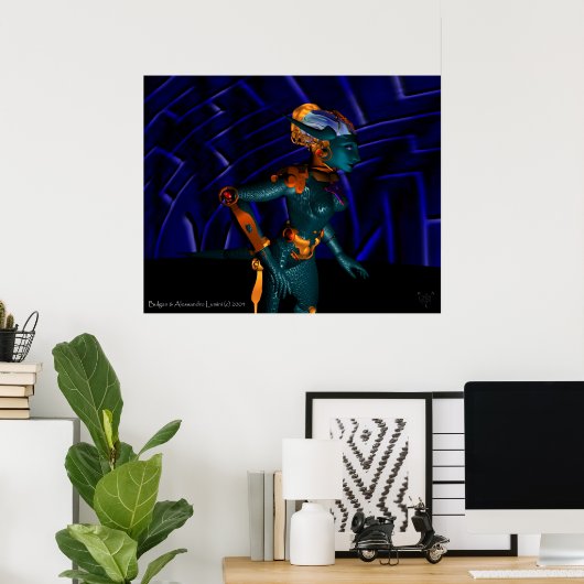 NEMES / HYPERアンドロイド, Science Fiction ポスター (ホームオフィス)