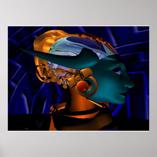 NEMES / HYPER ANDROID PORTRAIT, サイエンスフィクション ポスター (正面)