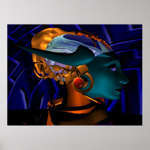 NEMES / HYPER ANDROID PORTRAIT, サイエンスフィクション ポスター