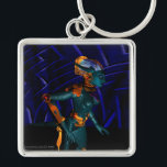 NEMES / HYPER ANDROID, Science Fiction キーホルダー<br><div class="desc">Vibrant , expressive artistic animation frame from our 3D science fiction movie "Hyperion World". Nemes,  Goddess of darkness from Hyperion .</div>