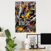 Nemesis - A Kaiju Poster – マット・フランク ポスター (ホームオフィス)