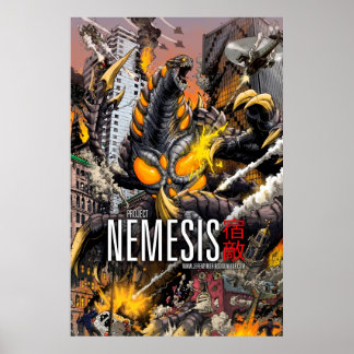 Nemesis - A Kaiju Poster – マット・フランク ポスター