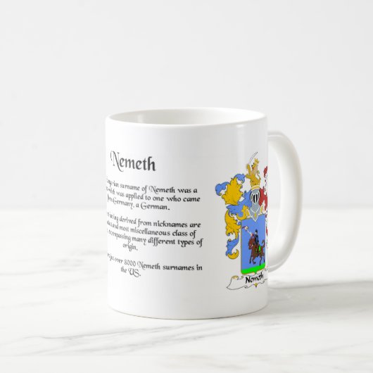 Nemethの頂上のマグ コーヒーマグカップ (正面右)