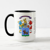 Nemeth家族の紋章付き外衣 マグカップ (左)