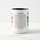 Nemeth家族の紋章付き外衣 マグカップ (中央)