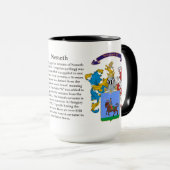 Nemeth家族の紋章付き外衣 マグカップ (正面右)