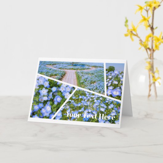 NEMOPHILA（Baby Blue Eyes） カード (黄色い花)