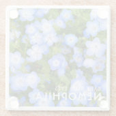 NEMOPHILA（Baby Blue Eyes） ガラスコースター (裏面)