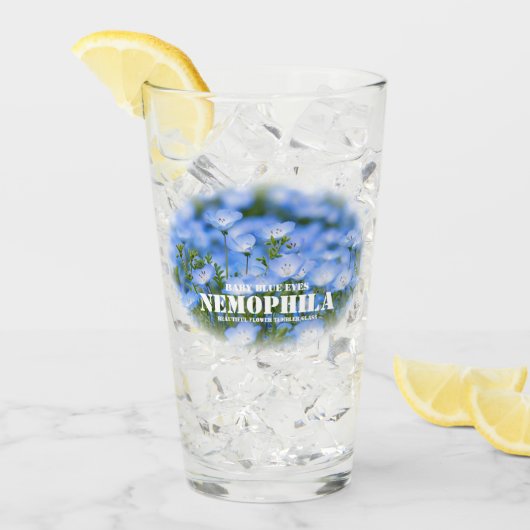 NEMOPHILA(Baby Blue Eyes) タンブラーグラス (アイス正面)