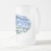 NEMOPHILA（Baby Blue Eyes）  フロストグラスビールジョッキ (正面右)