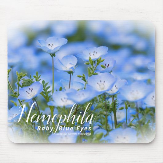 NEMOPHILA（Baby Blue Eyes） マウスパッド (正面)