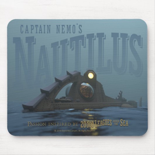 Nemo's Nautilus Mousepad大尉の マウスパッド (正面)