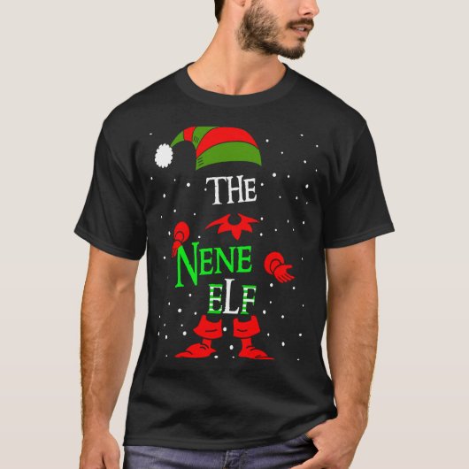 Nene Elf Group Matching Family Christmas Tシャツ (正面)