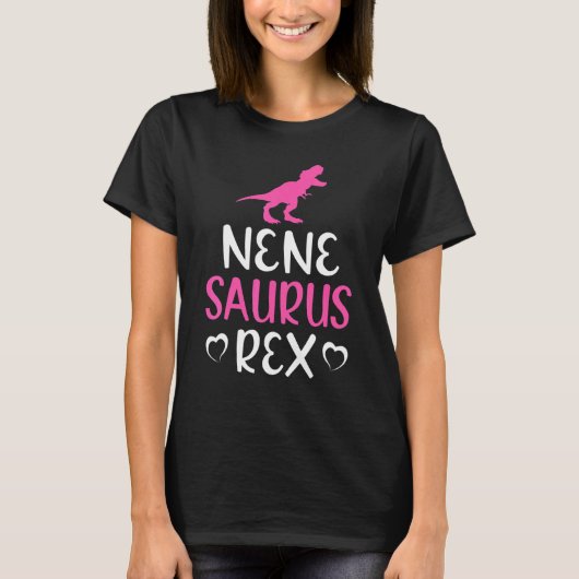 Nenesaurus Rex Dinosaur  Nene Saurus Family Matchi Tシャツ (正面)
