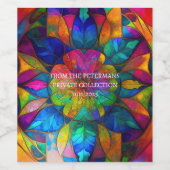 NEOステンドグラス ワインラベル (シングルラベル)