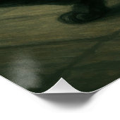 Neo Catrix - Black Cat in Trench Coat & Shades ポスター (コーナー)