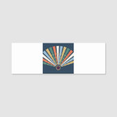 Neo Deco Fan grafisches 名札 (正面)