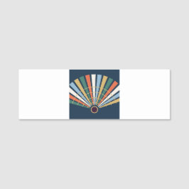 Neo Deco Fan grafisches 名札