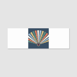 Neo Deco Fan grafisches 名札