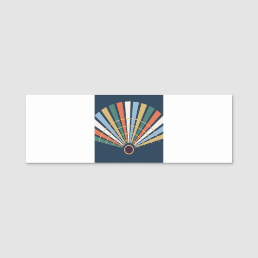 Neo Deco Fan grafisches 名札 (正面)