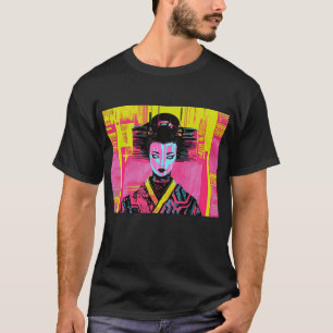 Neo Geisha: Tradition meets electric rebellion Tシャツ