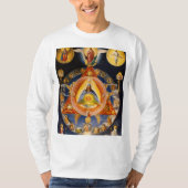 Neo-Gnostic Trinity：心、科学、神 Tシャツ (正面)