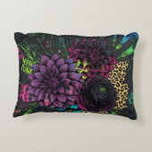 Neo-Grunge beautiful Pillow with Purple アクセントクッション (裏面)