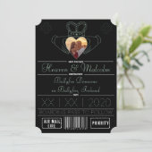 Neo-Mint Save the Date Claddagh Photo Frame セーブザデート (スタンド正面)