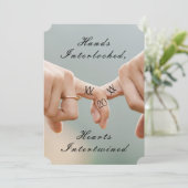 Neo-Mint Save the Date Claddagh Photo Frame セーブザデート (スタンド正面)