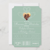 Neo-Mint Save the Date Claddagh Photo Frame セーブザデート (裏面)