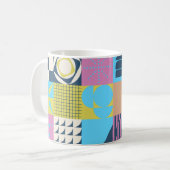Neo Modernism artwork pattern made with abstract g コーヒーマグカップ (正面左)