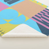 Neo Modernism artwork pattern made with abstract g シェルパブランケット (3/4)
