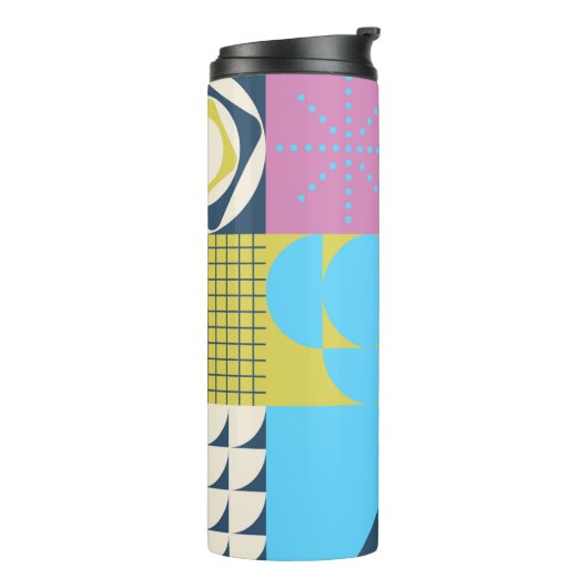 Neo Modernism artwork pattern made with abstract g タンブラー (回転左)