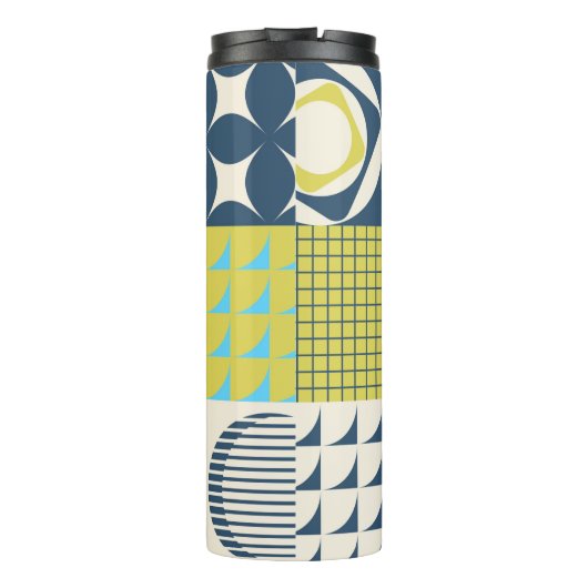 Neo Modernism artwork pattern made with abstract g タンブラー (裏面)