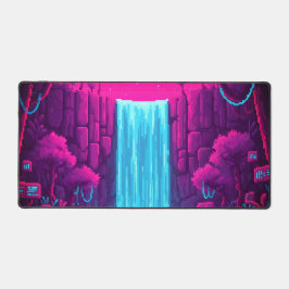  Neo-Nomad Pixel Nature Desk Pad - Cybernetic デスクマット