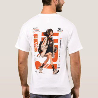 Neo Tokyo Files 002 - レトロアニメ音楽テクウェア Tシャツ