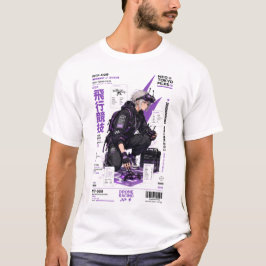 Neo Tokyo Files 009 -サイバーパンクFPVアニメテックウェア Tシャツ