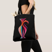 NEO VASE #3 トートバッグ (クローズアップ)