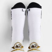 NeoAnkh 3D Eye of Horus Pyramids Winged Sun Disk ソックス (上部)