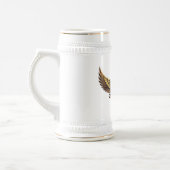 NeoAnkh | 3D Gold Eye of Horus & Winged Pyramid ビールジョッキ (左)