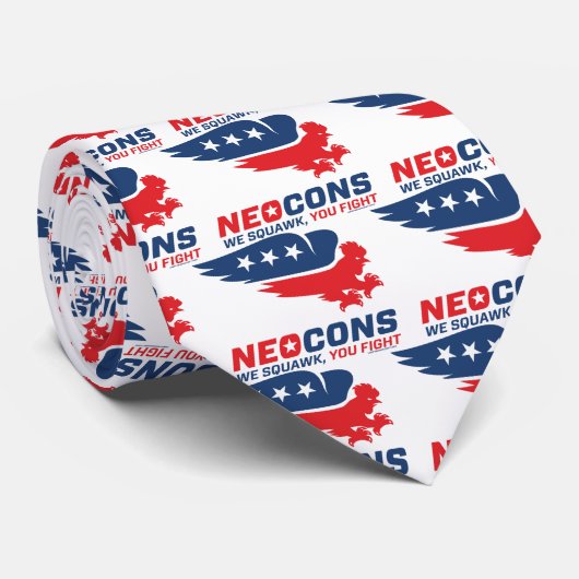 Neocon Chickenhawkのロゴ ネクタイ (ロール)