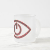 Neolution -フロストの赤孤児の黒いマグ フロストグラスマグカップ (正面右)