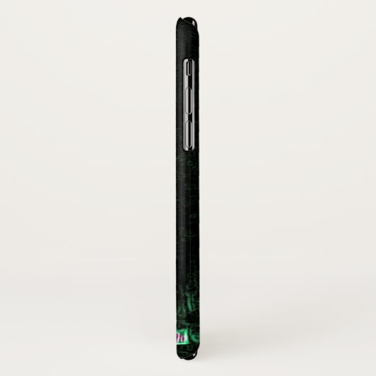 Neon透明な男が空に達する私は男 Case-Mate iPhoneケース (裏面/左)