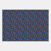 Neon 67 Meme Christmas Funny Xmas Lights ラッピングペーパーシート (正面)