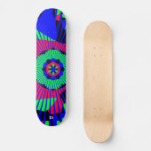 Neon Abstract Dd Brand Skateboard スケートボード (正面)