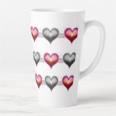 Neon Anatomical Heart iPhone / iPad case カフェラテマグ (右)