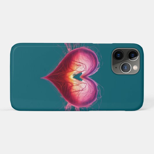 Neon Anatomical Heart iPhone / iPad case Case-Mate iPhoneケース (裏面(横))
