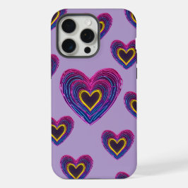 Neon Anatomical Heart iPhone / iPad case iPhone 15 Pro Maxケース