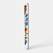 Neon Angel vs Devil Graffiti iPhone 16 case 16ケース (左側面)