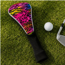 Neon Animal Print Colorful Zebra Leopard Cheetah 